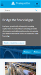 Mobile Screenshot of marquette.com