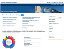 Tablet Screenshot of epublications.marquette.edu